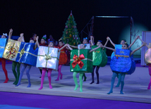 New Year party organized by Azerbaijan Gymnastics Federation. Baku. Azerbaijan, Dec.24, 2015